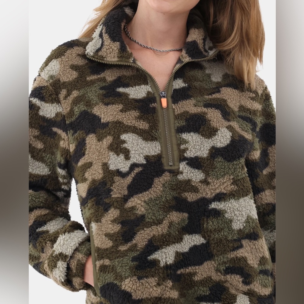 No Boundaries Camouflage Teddy Jacket